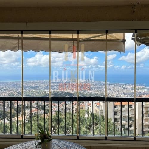 Apartment For Sale | Beit Mery | 230 sqm | Panoramic View | 3 Bed | 4 Bath | 2 Salons | Big Balcony | 2 Parking | Cave | On Deed | $360,000 | RUKUN 4
